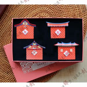 非遗文创/安居乐厝/古厝系列/冰箱贴礼盒/福建闽南特色/创意礼品