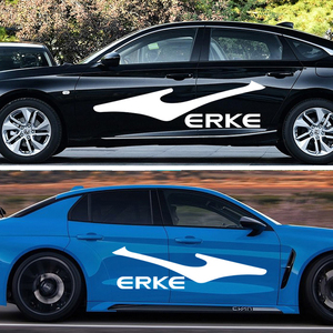 鸿星尔克车贴抖音网红同款支持国产爱国划痕车贴电动摩托车改装贴