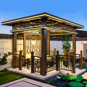 铝合金凉亭户外庭院亭子室外新中式农村别墅院子现代小院长廊花园