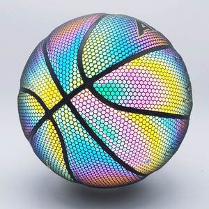 夜光篮球炫酷网红同款抖音同款发光篮球荧光篮球月亮白色反光篮球