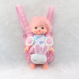 满56包邮米露小美乐娃娃适用背带 外出背带 可爱布艺兔子造型背带