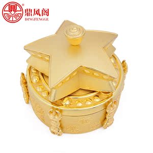 鼎风阁开光李居明风水吉祥物金星大财箱摆件寓意招财催财旺运