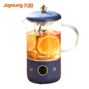 九阳养生壶煮茶器玻璃花茶壶q萌造型电水壶烧水壶0.6升k06f-wy500