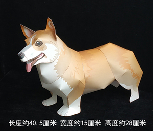 纸狗纸狗狗纸宠物狗纸宠物纸动物丧葬祭祀烧纸纸扎 柯基犬
