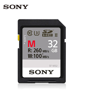 sony索尼32G SD 260M/S高速内存卡 32G相机摄像机DV高清4K存储卡