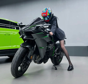 进口川崎h2跑车街车小忍者雅马哈r1r6双缸水冷摩托车地平线重机车