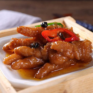 广东早茶凤爪整箱5斤4包广式茶楼点心蒸凤爪酱味凤爪商用港式