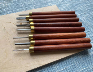 学生版画美术印章刻刀圆刀角刀斜刀平刀单支木工工具套装16人付款18