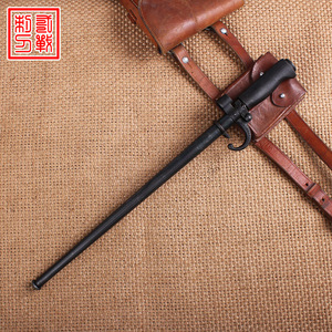 法国林白刺刀刀鞘仿古做旧老兵器56式三棱军棱刀四棱军刃枪刺刀套