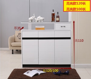 田园双面鞋柜