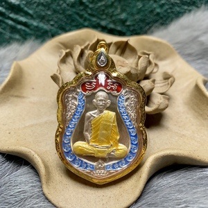 龙婆瑞 自身 舍玛自身 2557 泰国首饰吊坠项链定制设计 金壳配卡