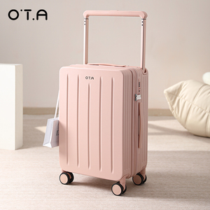 OTA宽拉杆行李箱女20寸密码新款小型登机箱高颜值大容量旅行箱子