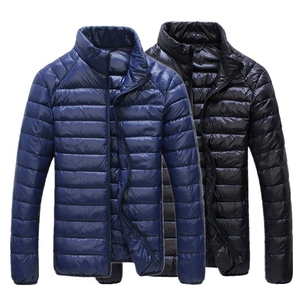男装羽绒服男晋江嘉兴薄款外套爸爸冬装超轻老年服中年男士防寒服