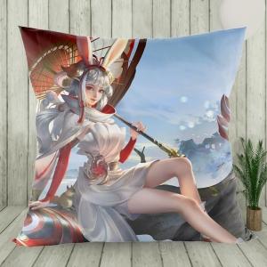 王者荣耀全英雄抱枕睡觉床头靠枕鲁班李白王昭君貂蝉双面周边定制