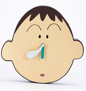 韩国蜡笔小新周边新品同款创意卡通阿呆挂钟闹钟流鼻涕时针台钟