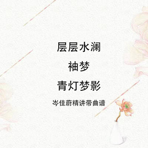 层层水澜 袖梦 青灯梦影古筝精讲视频带曲谱