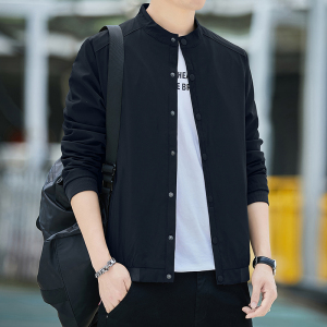 潮牌外套男士夹克2021新款秋季韩版休闲运动上衣服大码春秋装男装