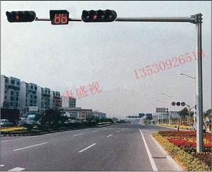 深圳监控八角立杆5米6米八棱杆东莞惠州河源摄像机安装立杆立柱杆