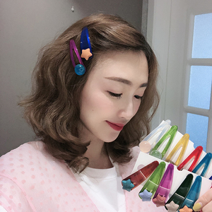 泫雅风糖果色发夹女韩国东大门新款发卡刘海夹彩色bb夹夏碎发卡子