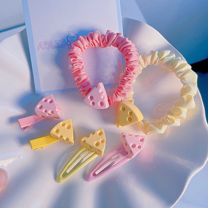 ins小奶酪大肠发圈女生儿童可爱发绳超萌发饰甜美学生软妹头绳女