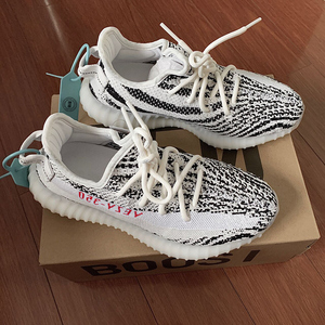 苏系奢椰子350白斑马男女鞋2022冬季加绒新款莆田正品运动鞋子女