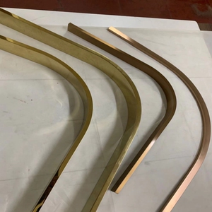 不锈钢圆弧收边条圆形不锈钢装饰条弧形包边钛金条金属转角线条