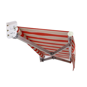 门面遮阳斜伞户外伸缩式防晒防水折叠商铺庭院雨篷屋檐阳台门头伞