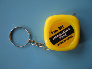 4034人付款淘宝田岛钢卷尺1米2米3米钥匙扣便携迷你金属自动登山环kc