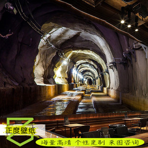 3d密室逃脱监狱壁纸旧仓库地下水道背景墙纸侦探头脑游戏场所壁画
