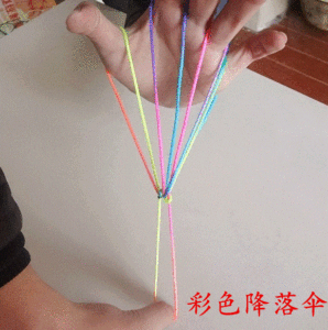 8090后怀旧 翻红绳手挑绳子编花绳亲子游戏