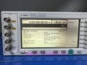 出售/租赁原装进口安捷伦E4438C矢量信号源信号发生器6G回收/维修