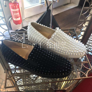 crt意大利cl男士红底鞋正品代购christian louboutin懒人一脚蹬