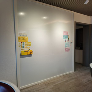 双层磁性软白板墙贴办公磁力白色写字板家用儿童涂鸦墙可擦写自粘
