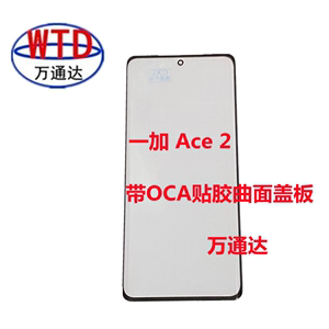 适用OPPO 一加 Ace 2 OnePlus 1+ACE2 曲面外屏幕带OCA贴胶盖板