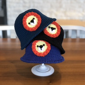 小狮子装饰帽子材料包手工编织diy儿童宝宝毛线帽自制送教程工具