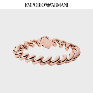 emporio armani/阿玛尼2022夏季女士优雅玫瑰金色别致手镯