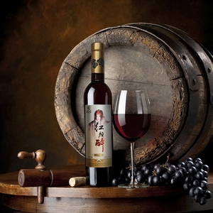 红颜醉 武当红原浆野生山葡萄酒(200ml)利口酒红酒 官方直营