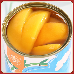 【优选果肉】黄桃罐头6罐X425g 新鲜整箱水果罐头砀山糖水桃块