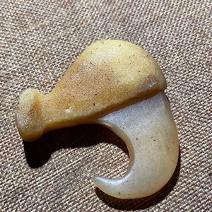 天然牛角骨料仿大猫钩子角质爪子动物爪子勾子diy毛衣链手链吊坠