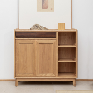 红星美凯龙官方旗舰店天猫东家家具实木鞋柜多功能大