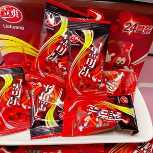 立爽黑可乐糖果儿时经典怀旧小零食校园小卖部小食品一盒24小盒