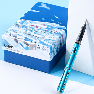 德国正品lamy凌美钢笔成人练字恒星系列太平洋蓝礼盒装送礼限量版