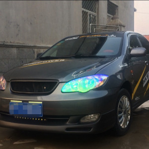 老花冠 比亚迪f3无标中网 空心中网 中网改装 pp塑料 亚光黑