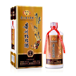 2016年茅台集团贵州特醇珍品白酒浓香型52度500ml纯粮食老酒包邮