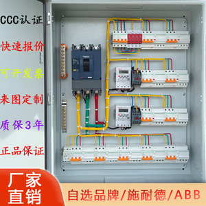 施耐德成套配电箱定制一键断电控制箱工厂照明表箱低压动力柜成品