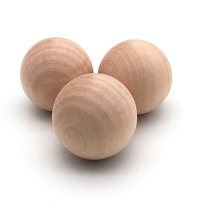 原木色木球 榉木实心圆球 手工diy 产品  彩绘球实木 大圆球4cm