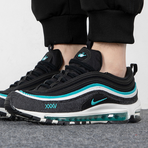 nike耐克男鞋air max 97 sport turbo 黑蓝子弹气垫跑步鞋dn1893
