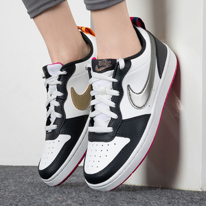 nike耐克休闲鞋女鞋2022春季新款白银低帮aj运动鞋板鞋dj0040-100