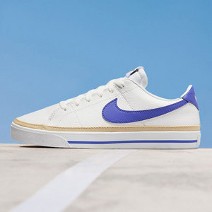 nike耐克court春季低帮女鞋休闲鞋轻便耐磨帆布鞋板鞋dh3161-104