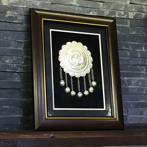 苗族刺绣工艺品画框特色酒吧酒店苗族特色礼物西江千户苗寨特产